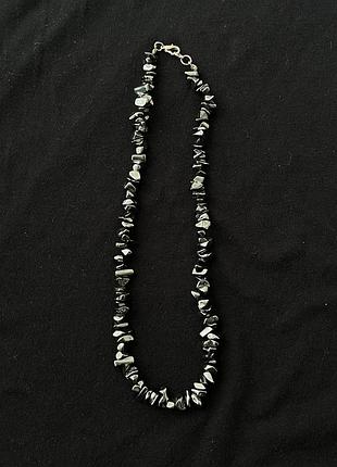 Намисто з натурального гематиту 🖤
