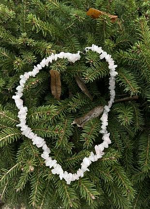 Намисто з натурального рожевого кварцу 💗