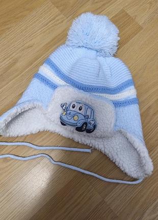Тепла шапка на хлопчика