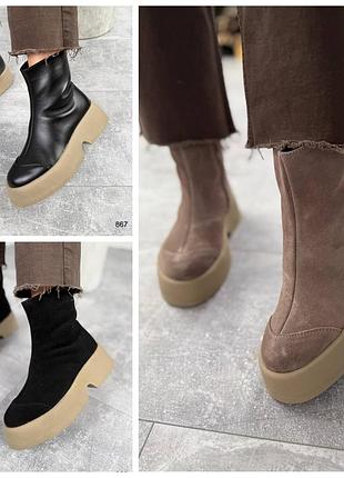 Женские зимние ботинки