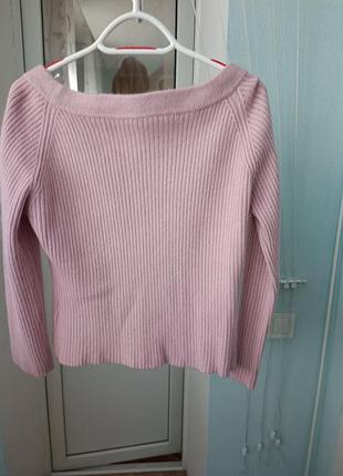 Шовково-ангоровий рожевий джемпер un1peux2trdis3
