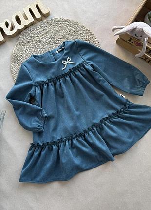 Сукня смарагд бантик