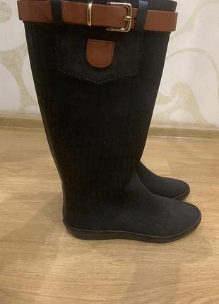 Гумові чоботи на розмір 38