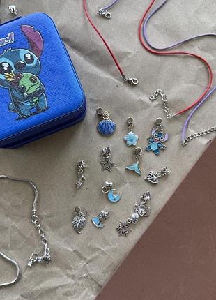Стич пандора синий