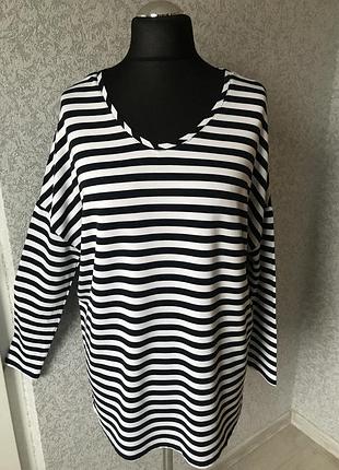 Чудесная, женская кофточка, туника «тельняшка»