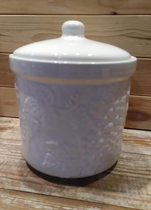 Вінтажна керамічна банка для печива sainsbury's