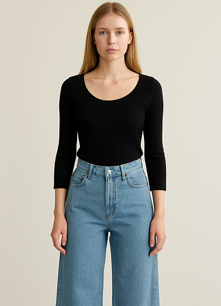 Лонгслив из шерсти