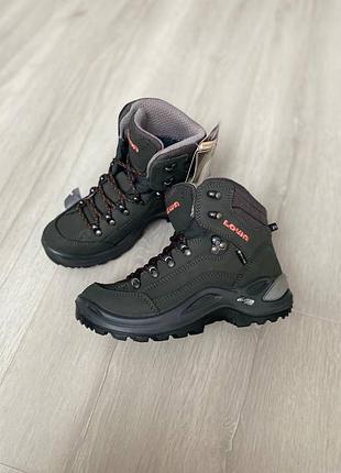Ботинки кожаные оригинал lowa renegade 764x mid ws 320945 9709 гг.36