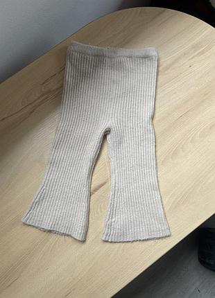 Теплі лосини-кльош для дівчинки