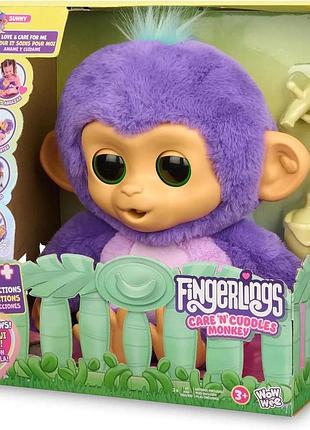 Оригінал fingerling мавпочка  fingerlings care ´n´ cuddles baby monkey