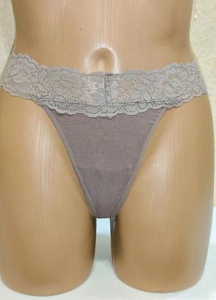 Красивые трусики стринги xl коттон.