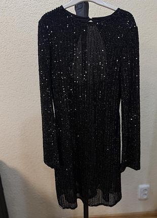 Сукня бренду “suzie” з блискітками в чорному кольорі