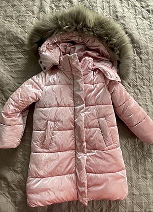 Куртка пуховик для дівчинки