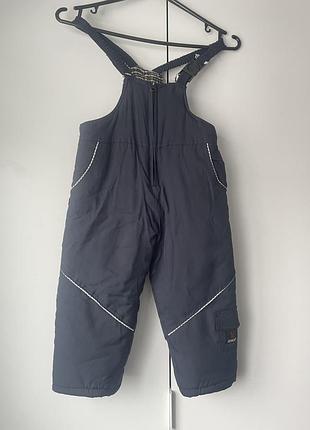 Теплі штани на підтяжках на хлопчика