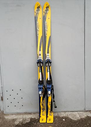 Лыжи горные к2 с креплением