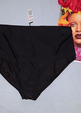 Низ от купальника женские плавки размер 54 / 20 черный бикини высокие на утяжке