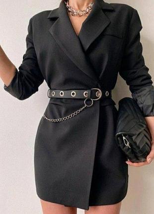 Сукня піджак платье пиджак на запах