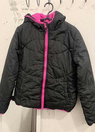 Курточка на флісі на дівчинку