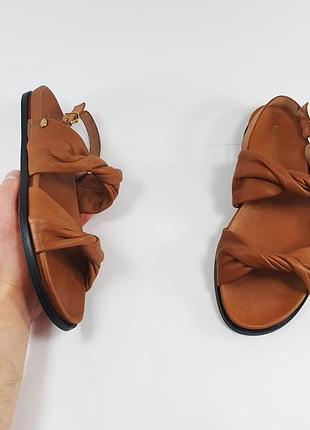 Женские сандалии босоножки 42 27-27.5 см 10.5 us коричневые