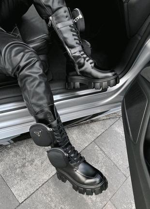 Prada hight boot pouch od шикарные ботинки прада наложенный платёж1 фото