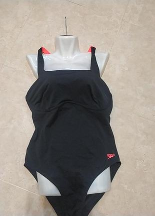 Купальник спортивный черный speedo, 16