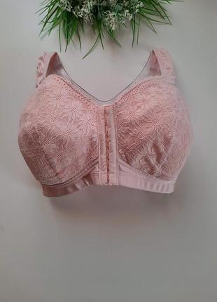 Eur 100d комфортный бюстгальтер на большую грудь с застежкой спереди