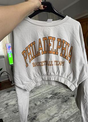 Укороченный свитшот