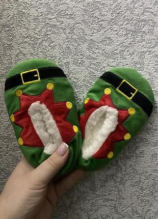 Чешки тапочки  на дівчинку до костюма ялинки , костюм ельфа