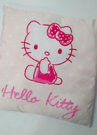 Наволочка та подушечка в дитячу hello kitty 40/40cm