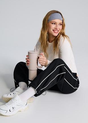 Брюки на флисе sinsay р. m, l