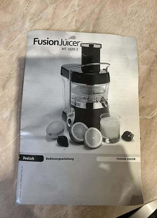 Соковижималка  fusignuicer mt-1020-2