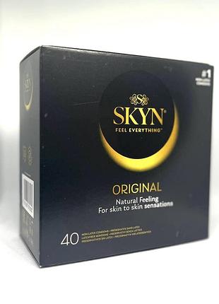 Презервативы skyn original 40 классические безлатексные большая упаковка