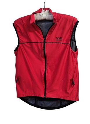 Oriгинальная жилетка для бега или велоспорта gore bike wear windstopper раз.xl
