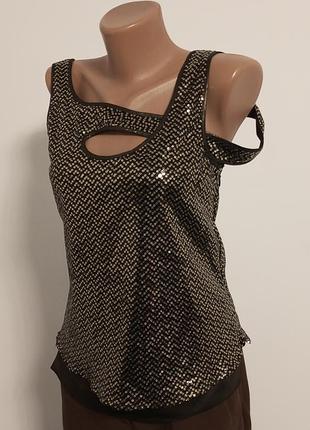 Майка в пайетках дорогова бренду