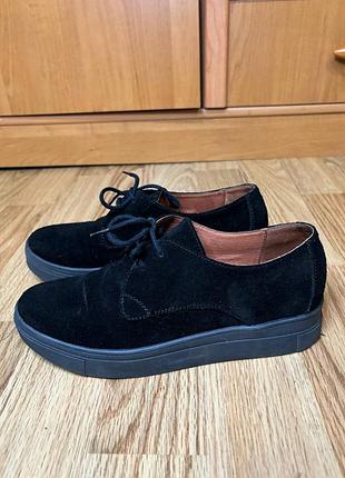Замшевые туфли (кеды) mida, 37 размер