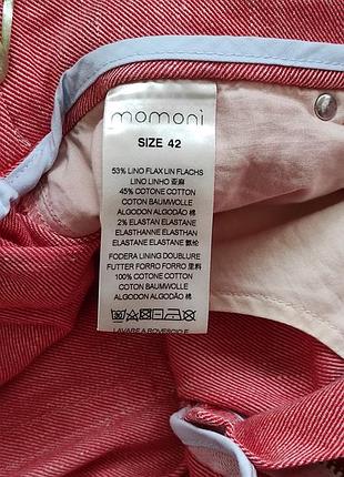 Momoni штани брюки льон котон 8