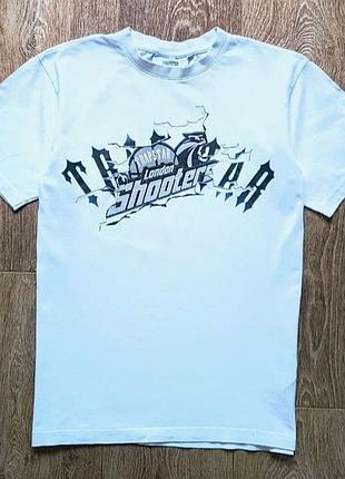 Белая мужская футболка trapstar размер xs-s