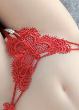 Секси трусики з жемчугом 3