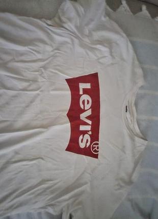 Біла чоловіча футболка levi’s