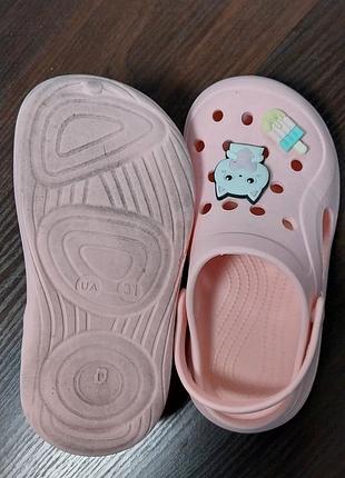 Кроксы розовые р.29/30 4