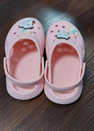 Кроксы розовые р.29/30 3