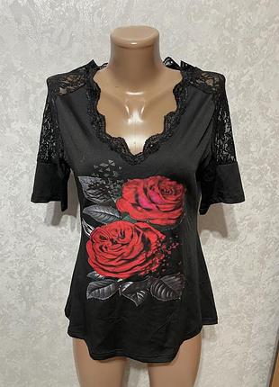 Футболка блуза стрейч