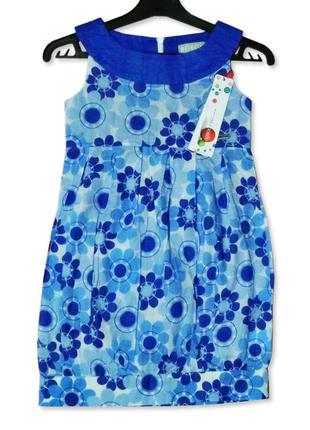 Boboli. испания. платье синие цветы