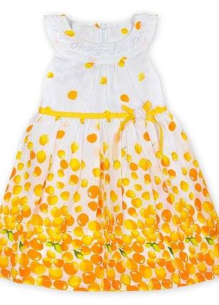 🌼 неймовірно чарівна дитяча сукенка з жовтими черешнями 🌼