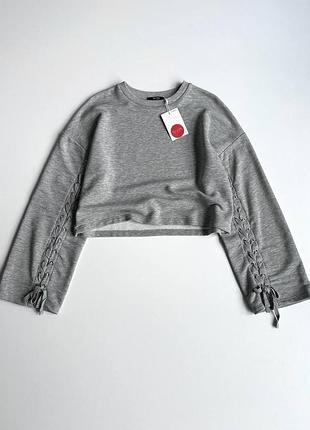 Світшот з прямими рукавами базовий bershka розмір