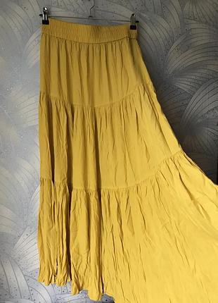 Ярусная юбка длинная