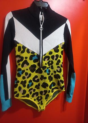 Світер боді з лижної колекції  topshop