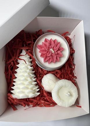 Эксклюзивный новогодний подарочный набор свечей