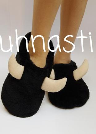 Женские домашние тапочки, меховые тапочки, шлёпки