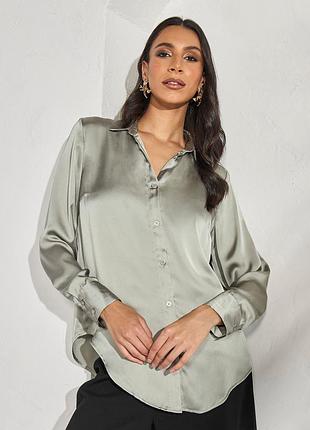 Блуза оливкова